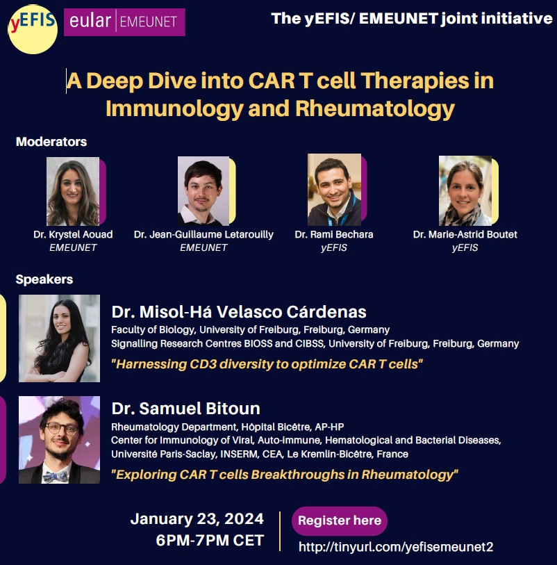 Les thérapies cellulaires CAR-T en immunologie et en rhumatologie