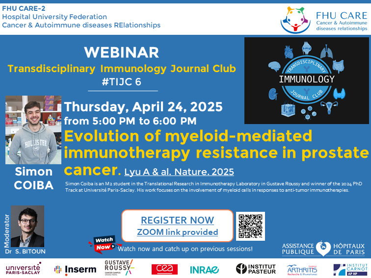 Evolution of myeloid-mediated immunotherapy resistance in prostate cancer #TIJC6