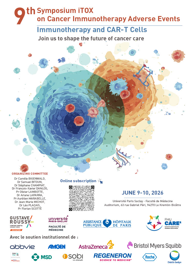 9th Symposium iTOX 2026 : Immunotherapy and CAR-T Cells