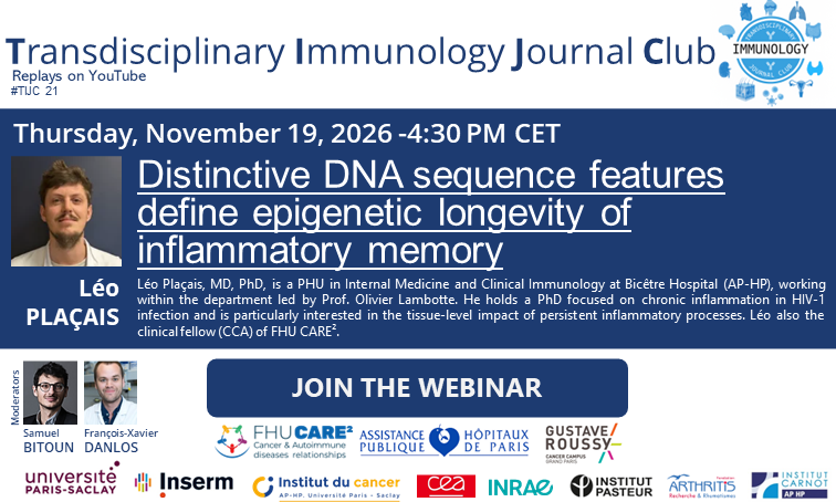 Trandisciplinary Immunology Journal Club : Distinctive DNA sequence features define epigenetic longevity of inflammatory memory #TIJC